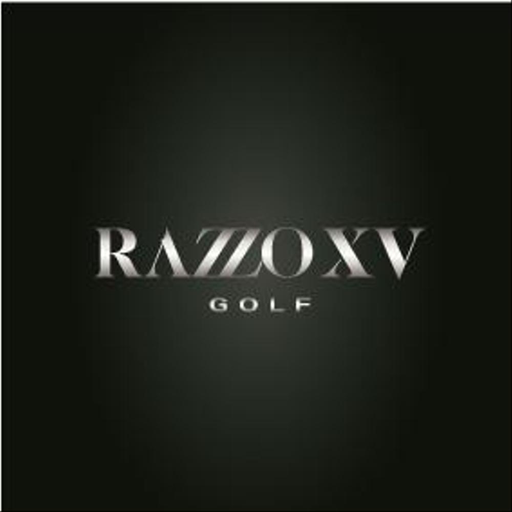 「RAZZO　XV　GOLF」のロゴ作成