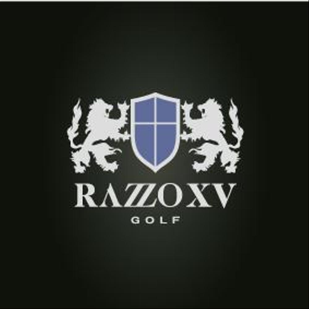 「RAZZO　XV　GOLF」のロゴ作成