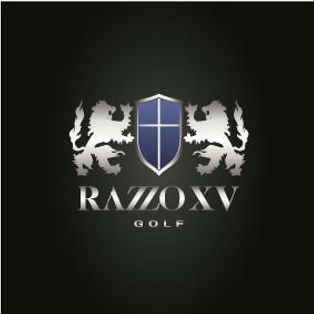 「RAZZO　XV　GOLF」のロゴ作成