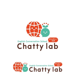 m_mtbooks (m_mtbooks)さんの英会話スクール「Chatty lab（チャッティーラボ）」のロゴ　への提案