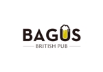 やぐちデザイン (hiroaki1014)さんの英国風パブ「BAGUS」のロゴへの提案