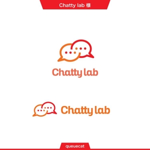 queuecat (queuecat)さんの英会話スクール「Chatty lab（チャッティーラボ）」のロゴ　への提案