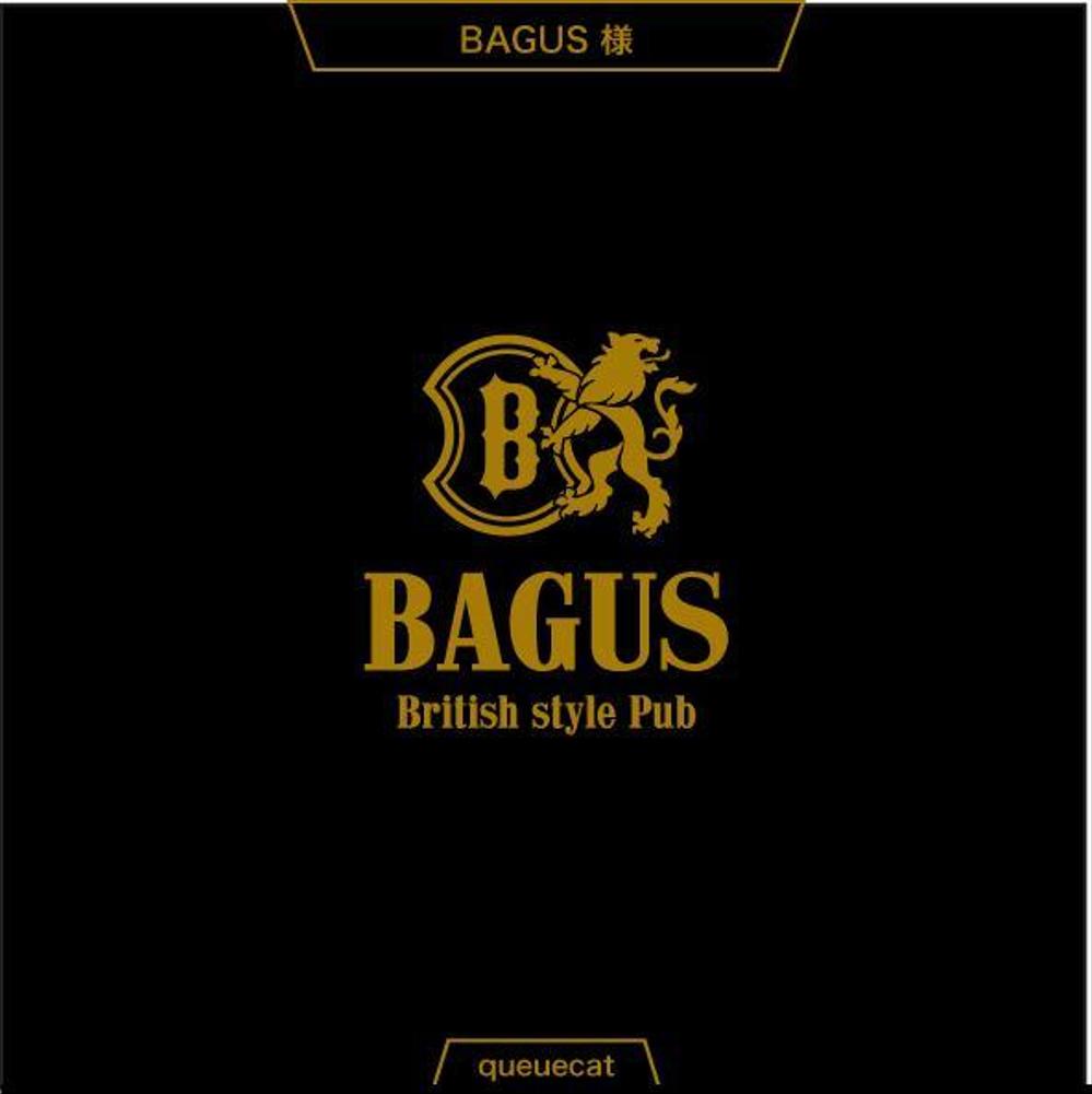 英国風パブ「BAGUS」のロゴ