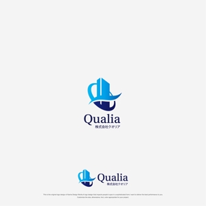 Karma Design Works (Karma_228)さんの不動産会社「株式会社Qualia(クオリア)」の社名ロゴへの提案