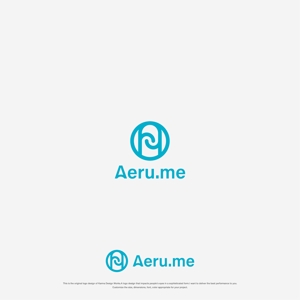 Karma Design Works (Karma_228)さんの少し憧れな人と会えるマッチングサイト「Aeru.me」のロゴへの提案