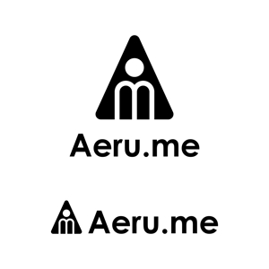 stack (stack)さんの少し憧れな人と会えるマッチングサイト「Aeru.me」のロゴへの提案