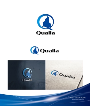 invest (invest)さんの不動産会社「株式会社Qualia(クオリア)」の社名ロゴへの提案