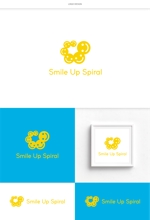 DeeDeeGraphics (DeeDeeGraphics)さんのコーポレートスローガン「Smile Up Spiral」のロゴへの提案