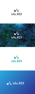 red3841 (red3841)さんの保険代理店「info.REX株式会社」のロゴへの提案