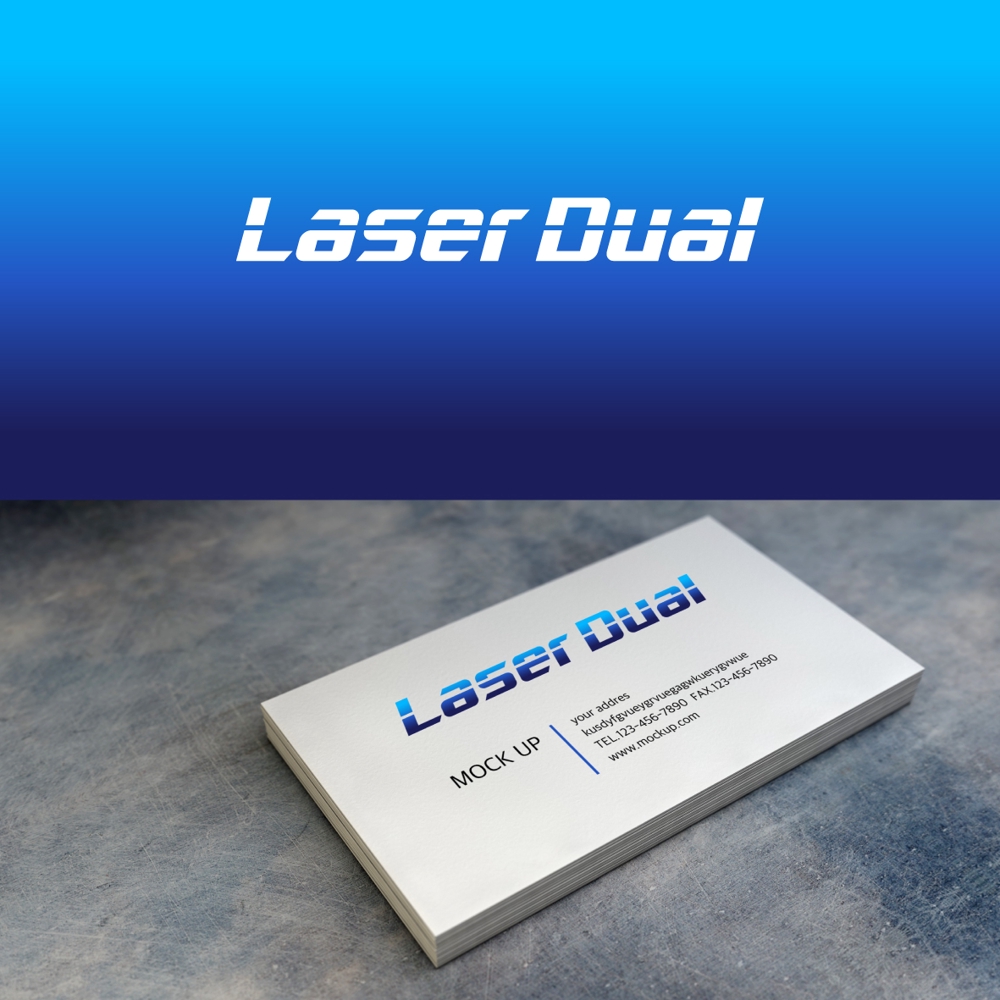 ファイバーレーザー切断機　「Laser Dual」のロゴ