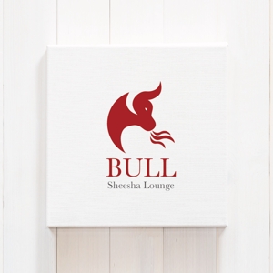 4 dots design (4-dots-design)さんの福岡　中洲　シーシャBAR　『BULL』のロゴ作成への提案