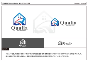 kometogi (kometogi)さんの不動産会社「株式会社Qualia(クオリア)」の社名ロゴへの提案