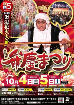 日高祐馬 (YumaHidaka)さんの弁慶まつりポスター制作への提案