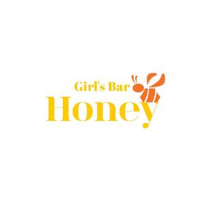 IZO (izo_51)さんの京都ガールズバー「Honey」のロゴへの提案