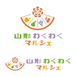 uta design (ghp10)さんの食品通販サイト「山形わくわくマルシェ」のロゴへの提案