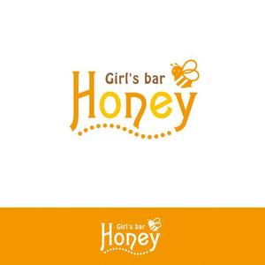 muna (muna)さんの京都ガールズバー「Honey」のロゴへの提案