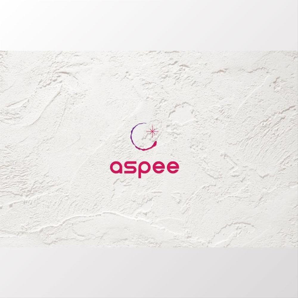 女性向けWEBメディア「aspee」のロゴ制作