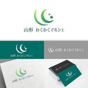 minervaabbe ()さんの食品通販サイト「山形わくわくマルシェ」のロゴへの提案