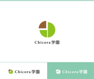 動画サムネ職人 (web-pro100)さんの楽しく通えて考える力を伸ばす学習塾「Chicora学園」のロゴへの提案