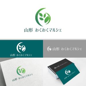 minervaabbe ()さんの食品通販サイト「山形わくわくマルシェ」のロゴへの提案