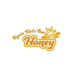 KOZ-DESIGN (saki8)さんの京都ガールズバー「Honey」のロゴへの提案