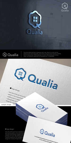 neomasu (neomasu)さんの不動産会社「株式会社Qualia(クオリア)」の社名ロゴへの提案