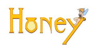 HI (hirokiey)さんの京都ガールズバー「Honey」のロゴへの提案