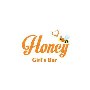 IZO (izo_51)さんの京都ガールズバー「Honey」のロゴへの提案