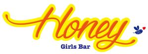 Kaztina (Kaztina)さんの京都ガールズバー「Honey」のロゴへの提案