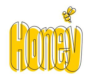 kbc (kbc3745)さんの京都ガールズバー「Honey」のロゴへの提案