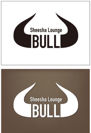 taki-5000 (taki-5000)さんの福岡　中洲　シーシャBAR　『BULL』のロゴ作成への提案