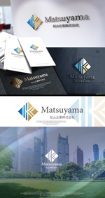 NJONESKYDWS (NJONES)さんの新会社「松山企業　株式会社」の社章デザイン、ロゴへの提案