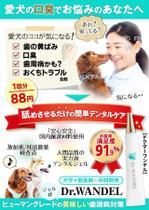 小島やよい (YAYO)さんの【犬用デンタルケアジェル】ファーストビューのデザインへの提案