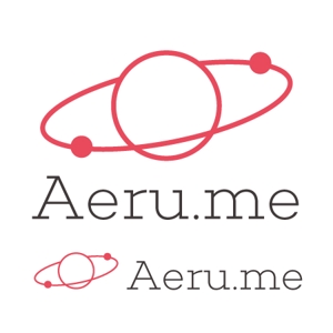 OLO ()さんの少し憧れな人と会えるマッチングサイト「Aeru.me」のロゴへの提案