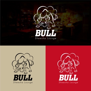 永山 大貴 (wink_sniper)さんの福岡　中洲　シーシャBAR　『BULL』のロゴ作成への提案