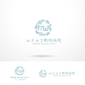 O-tani24 (sorachienakayoshi)さんの動物病院新規開業　日本語『ルドルフ動物病院』英語『Rudolf Animal Clinic』のロゴへの提案