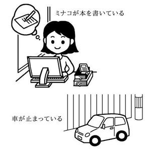 Cutiefunny (megu01)さんの簡単なシーンのイラスト制作への提案