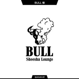 queuecat (queuecat)さんの福岡　中洲　シーシャBAR　『BULL』のロゴ作成への提案