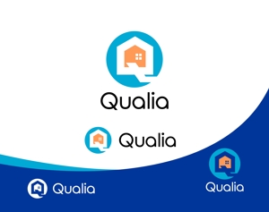 Suisui (Suisui)さんの不動産会社「株式会社Qualia(クオリア)」の社名ロゴへの提案