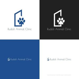 themisably ()さんの動物病院新規開業　日本語『ルドルフ動物病院』英語『Rudolf Animal Clinic』のロゴへの提案