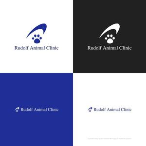 themisably ()さんの動物病院新規開業　日本語『ルドルフ動物病院』英語『Rudolf Animal Clinic』のロゴへの提案