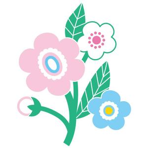 y.kanda (bani_bani009)さんのベビーバスポンチョに刺繍する「花」を使ったイラストへの提案