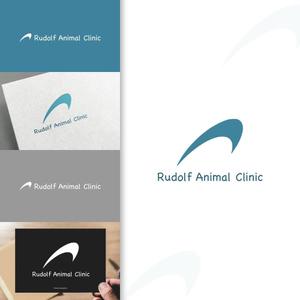 charisabse ()さんの動物病院新規開業　日本語『ルドルフ動物病院』英語『Rudolf Animal Clinic』のロゴへの提案