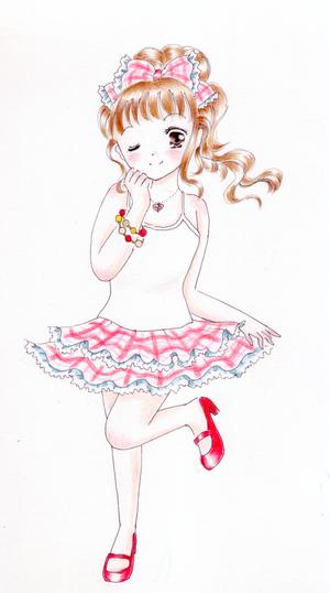 naomamaさんの【超急募です！】大手衣料品店用POPに載せる12、3歳くらいのかわいい女の子のイラストへの提案