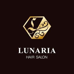 J wonder (J-wonder)さんの「LUNARIA HAIR SALON」のロゴ作成への提案