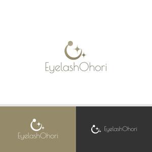 viracochaabin ()さんのまつ毛エクステサロン「EyelashOhori」(アイラッシュ大濠)のロゴへの提案