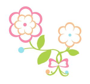 ateticsivy (ateticsivy)さんのベビーバスポンチョに刺繍する「花」を使ったイラストへの提案