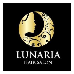 senkiさんの「LUNARIA HAIR SALON」のロゴ作成への提案