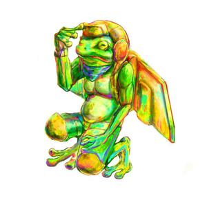 ＴＡＫＵＹＡ (TAKUYA_777)さんの ビジョンキャラクターデザイン（カエル）への提案