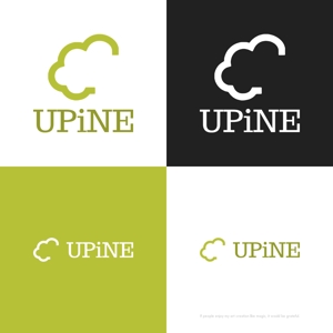 themisably ()さんの新会社「UPiNE」のロゴ、アイコン制作への提案